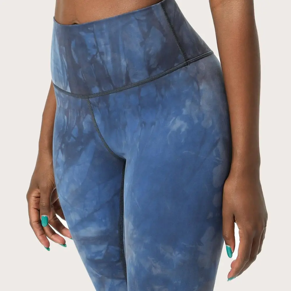

Comfortable Pretty Tie-dye Sports Fitness Seamless Women Leggings Print Naked Feeling High Waist GYM Pants Underwear Clothes HOT