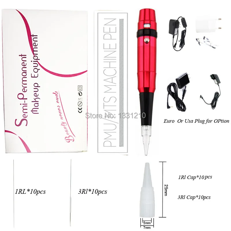 Машинка для подводки глаз бровей и губ универсальные иголки | Красота здоровье