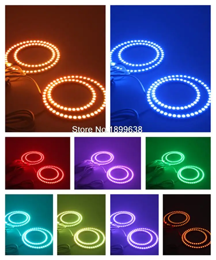 Для FORD Mondeo MK3 RGB светодиодный Фар halo глаза ангела комплект Тюнинг автомобилей Аксессуары 2001 2003 2004 2005 2006 2007 (art.: 3a3596f55cc) - 3a3596f55cc