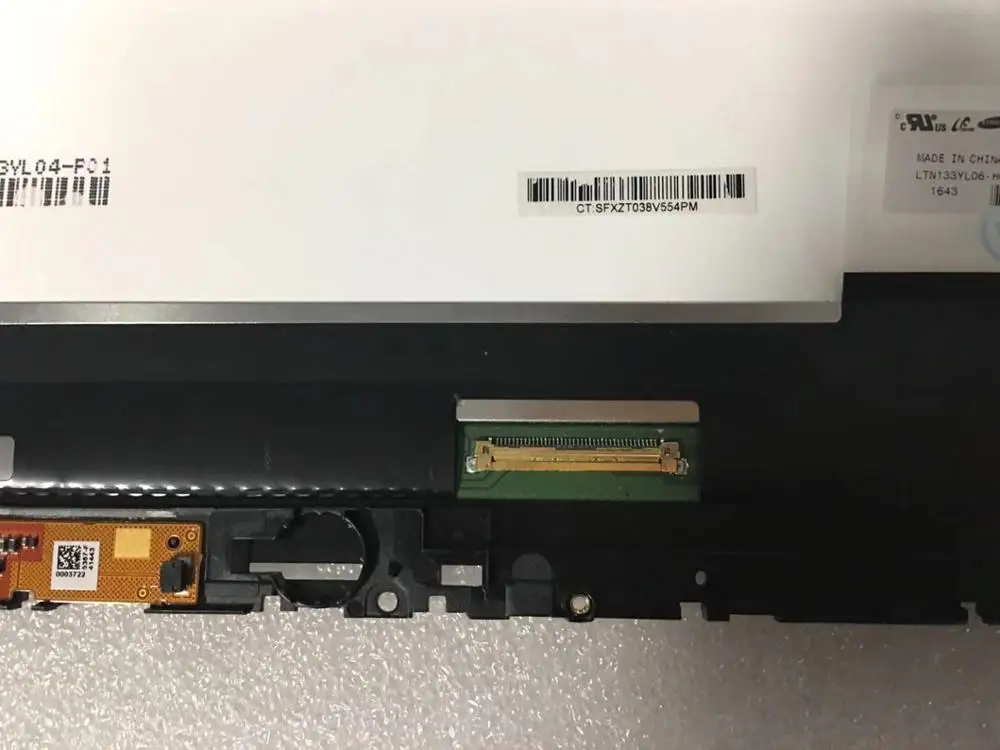 Для lenovo IdeaPad Yoga 2 Pro 20266 LTN133YL01 Полный ЖК-дисплей панель сенсорный экран Стекло монитор дигитайзер сборка с рамкой