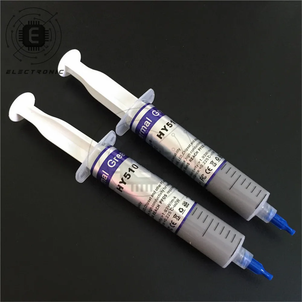 1Pcs HY510 Silicone Thermal Paste Heat Transfer Grease Sink CPU GPU Electronic Components 30g | Освещение