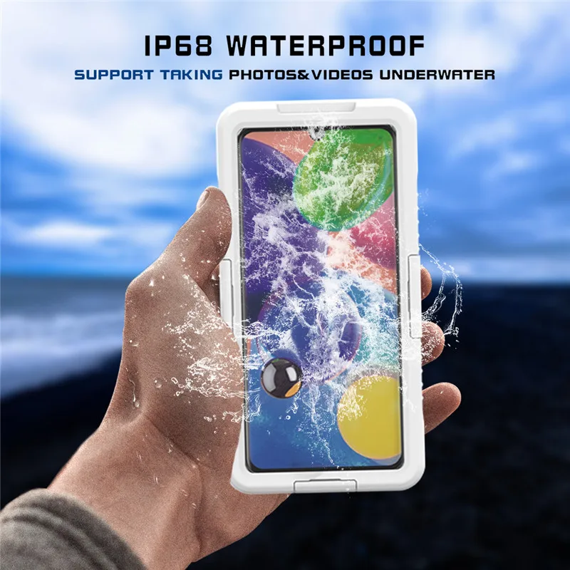 ip68 waterproof phone case for huawei p40 lite p40 p30 pro mate 40 30 20 pro honor 20 diving underwater swim outdoor sports capa free global shipping