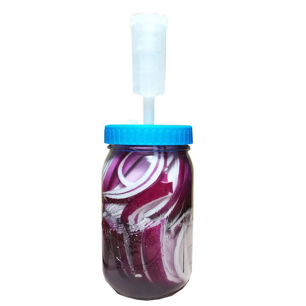 

Fermentation Lid Cover with One-way Exhaust Valves Fermenting Lids Kit for Wide Mouth Mason Jars 86mm DFK889