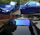 Sunice 1080 мм ширина автомобиля синий Тонировочная пленка для окон 80% VLT автомобильное стекло украшение Солнечная тонировка самоклеящаяся автомобильная пленка