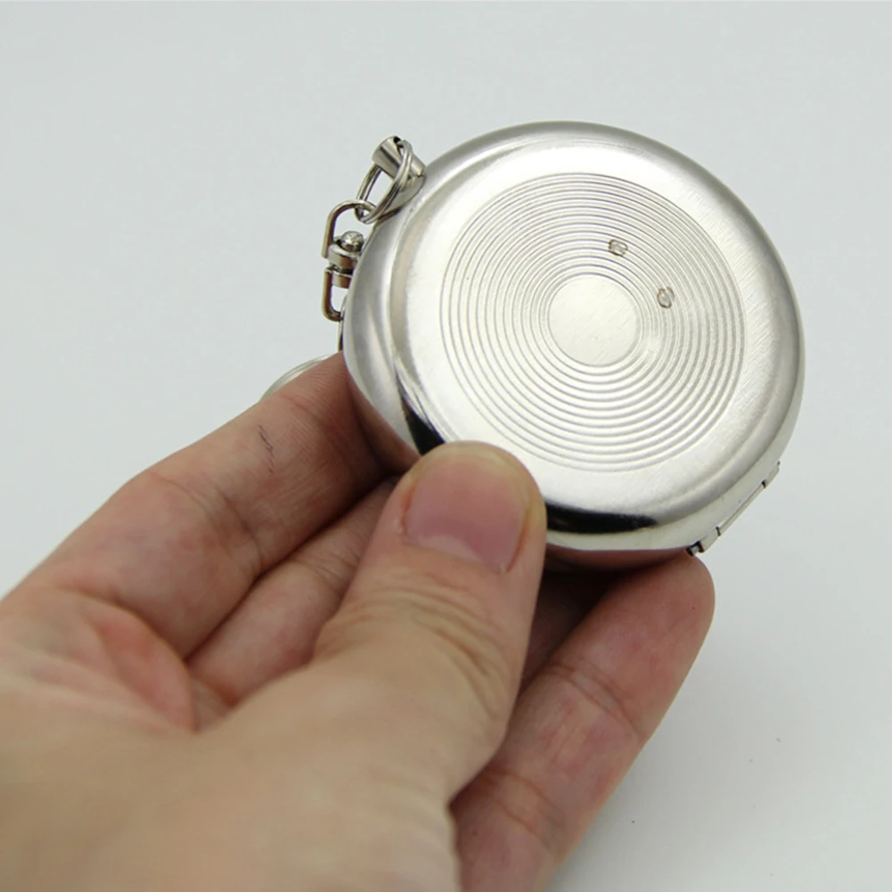 Пепельница круглая жестяная портативная пепельница эпоксидная карманная