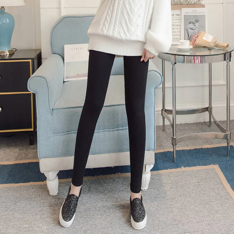 

HStar 2020 Autumn Women Plus Size Leggings Casual Harajuku High-Elastic Sports Letter Print Pants Wild Feet Long Pant