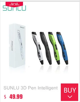 SUNLU SL-300A 3D Ручка интеллектуальное Рисование печать Ручка Поддержка ABS/PLA/PCL печать 3D игрушка подарок 3d ручки с светодиодный экран