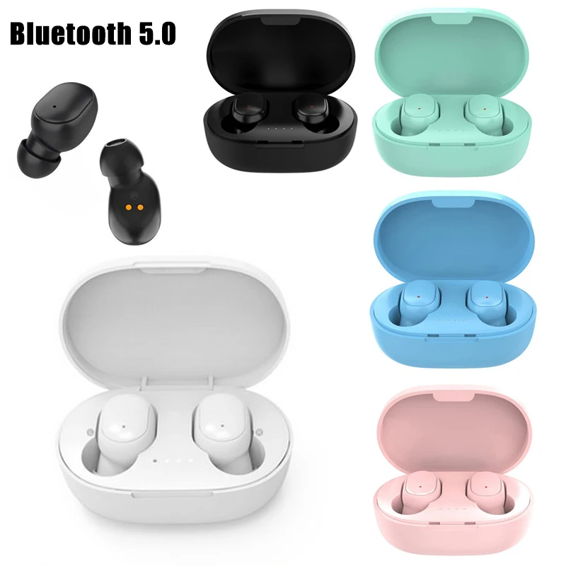 

TWS басовая гарнитура, беспроводные наушники, спортивные мини стерео наушники-вкладыши для xiaomi huawei iphone, Bluetooth, телефонные наушники, звонки