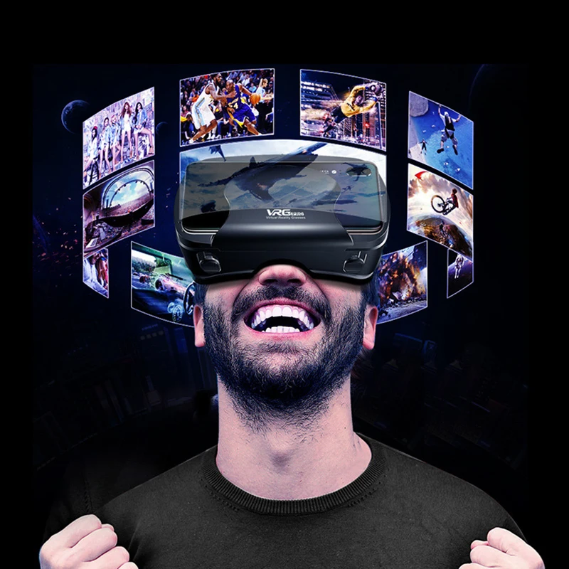 Шлем виртуальной реальности VR шлем с технологией Google Cardboard Bluetooth Rocker 1 шт. |