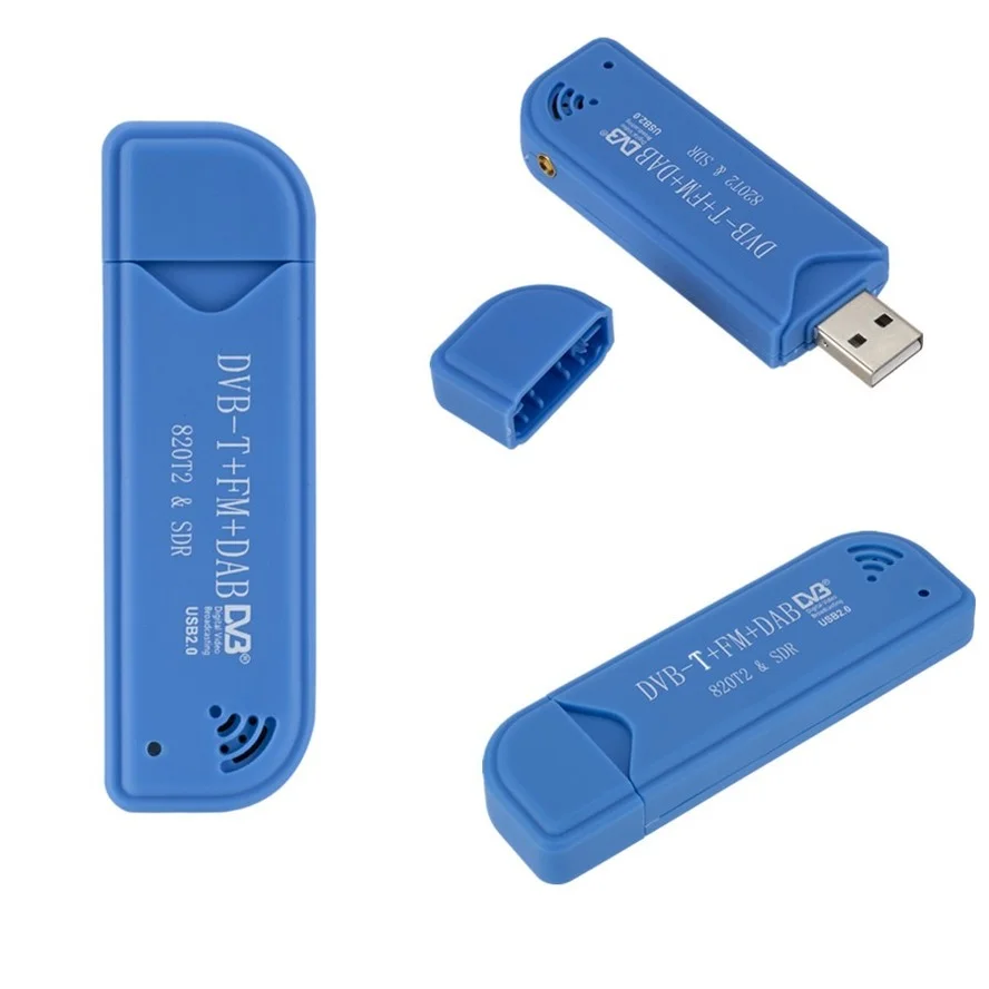 Портативная ТВ флешка 820T2 цифровой USB 2 0 DVB T + DAB FM RTL2832U Поддержка SDR тюнера ресивера