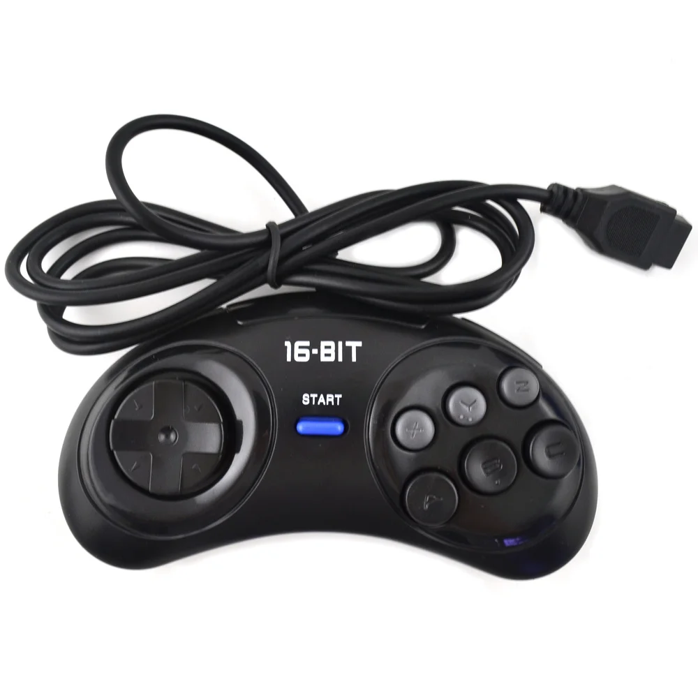 

Game controller for SEGA Genesis for 16 bit handle controller 6 Button Gamepad for SEGA MD Game Accessories