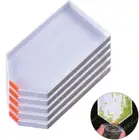 Пластиковый лоток для сортировки бусин для алмазной живописи, вышивки крестиком, инструменты для ногтей, большой лоток для алмазной стразы, для рукоделия