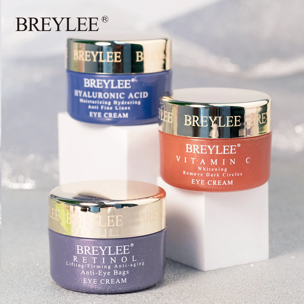 

BREYLEE Eye Cream Eyes Serum Hyaluronic Acid Moisturizing Ageless Retinol Anti Wrinkle Firming Vitamin C Whitening Skin Care 20g