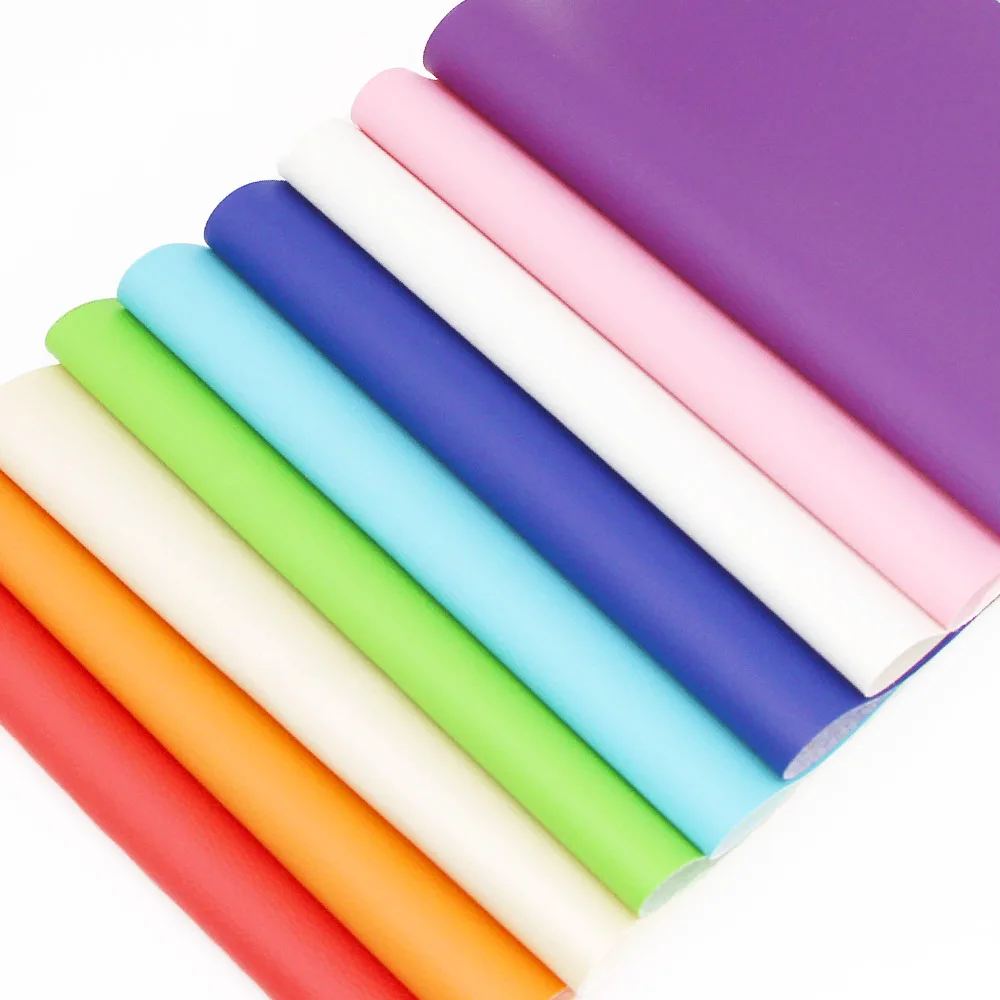 20X30 см одноцветная искусственная Синтетическая Кожа Личи узор ткань для бантов