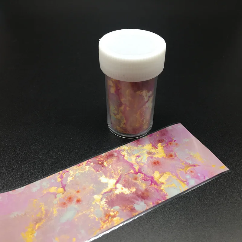 2 рулона розовый/белый Мрамор голографическая звездное небо которые переводятся