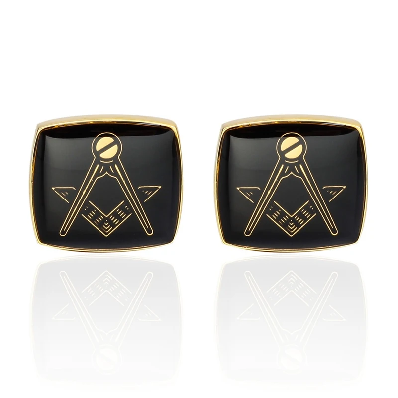 Роскошные Рубашки мира запонки в виде карты для мужчин бренд манжеты Кнопка de