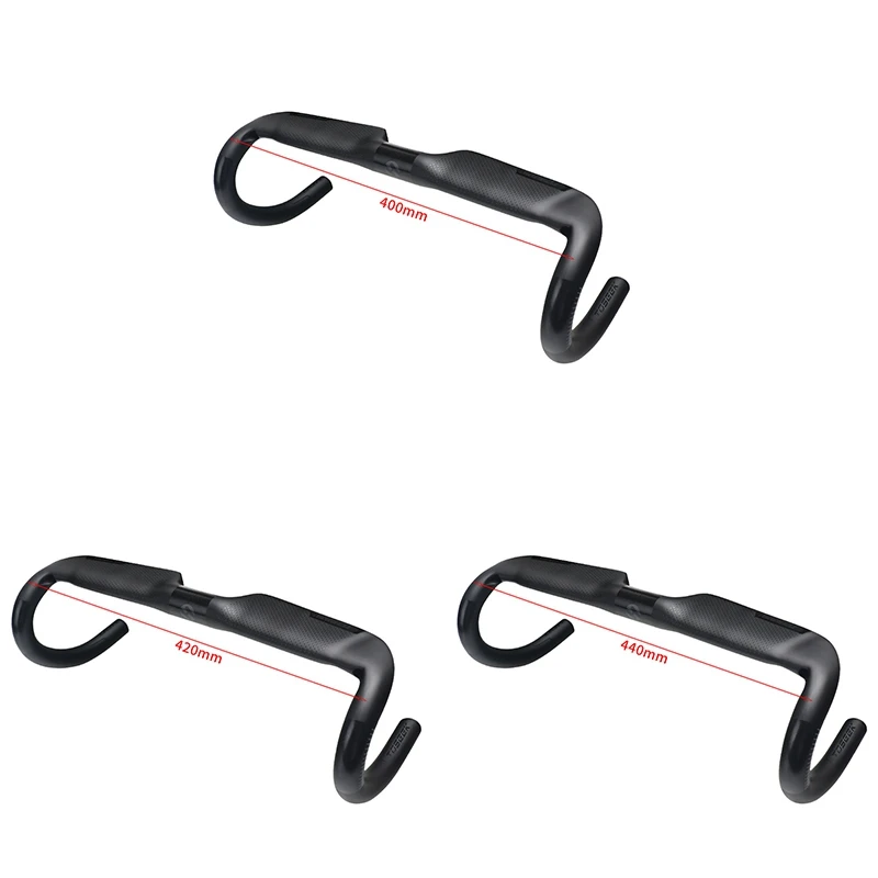 

TOSEEK Carbon Fiber Handlebars Ultralight Road Bike Handlebar 31.8mm Bicycle Drop Bars