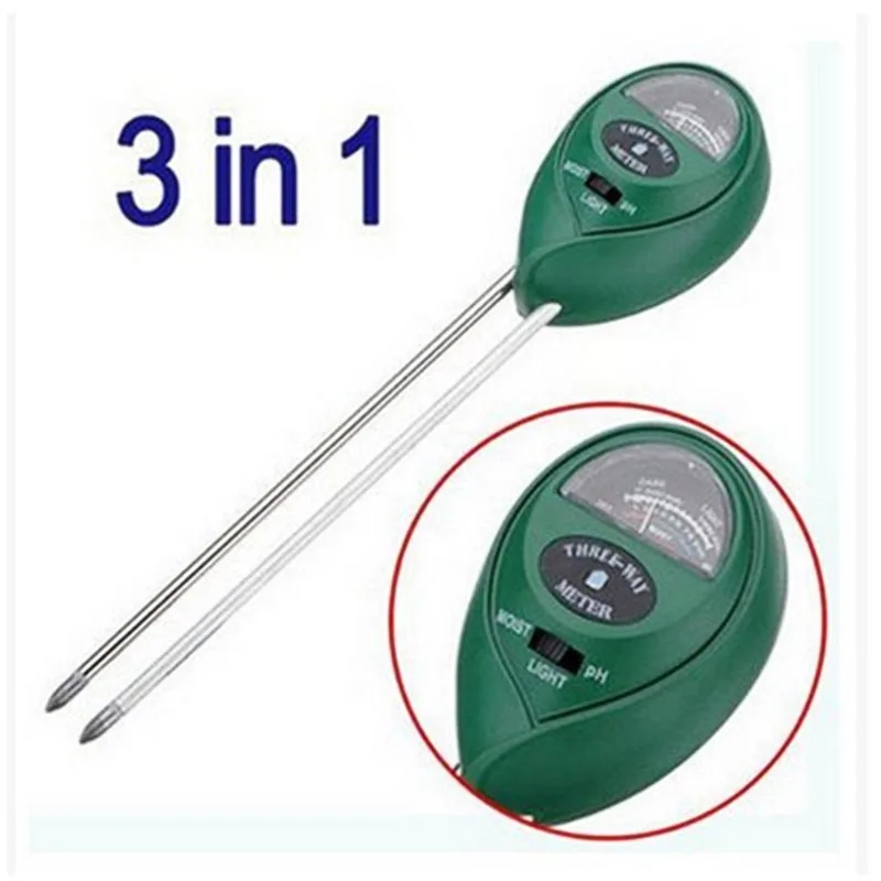 3 in 1 Moisture Light PH Meter Plant Flowers Garden Plants Soil Acidity Humidity Sunlight Analyzer Tester Tool | Инструменты