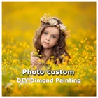 Индивидуальные фотографии diy Алмазная картина полностью квадратная круглая дрель 5D мозаика вышивка на заказ картина украшение для дома подарок