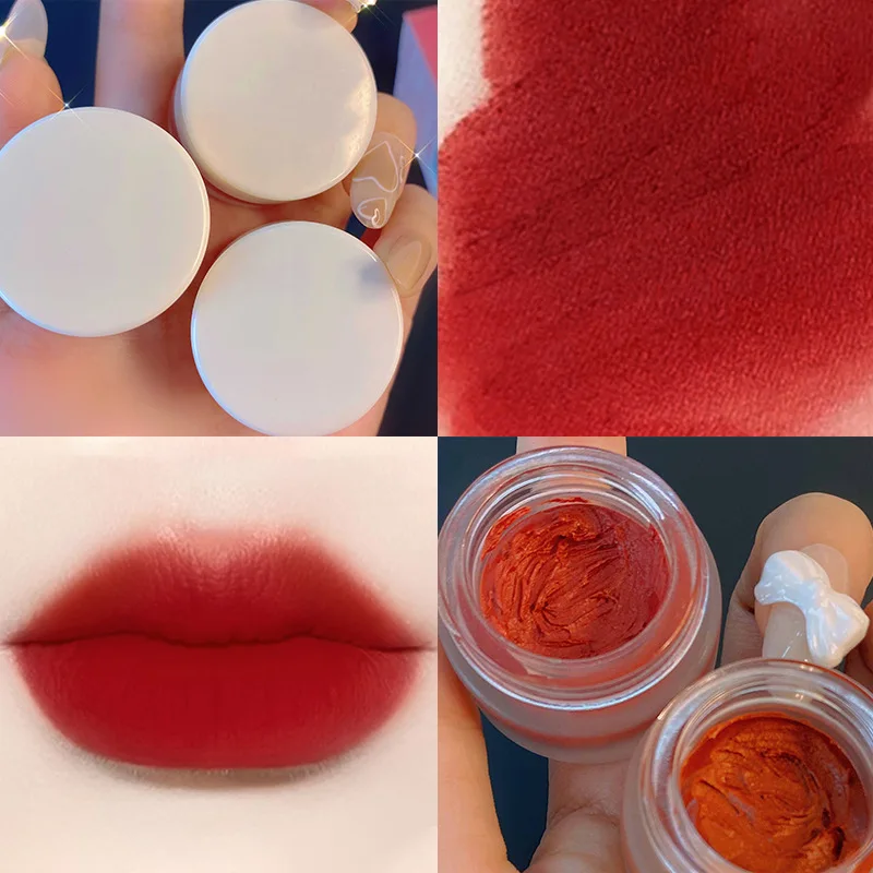 

Mousse Lip Mud Multifunctional Lipstick, Dual-use Moisturizing Lip and Cheek Lip Balm, Blush Cream Lip Care Lip Line Enhancement