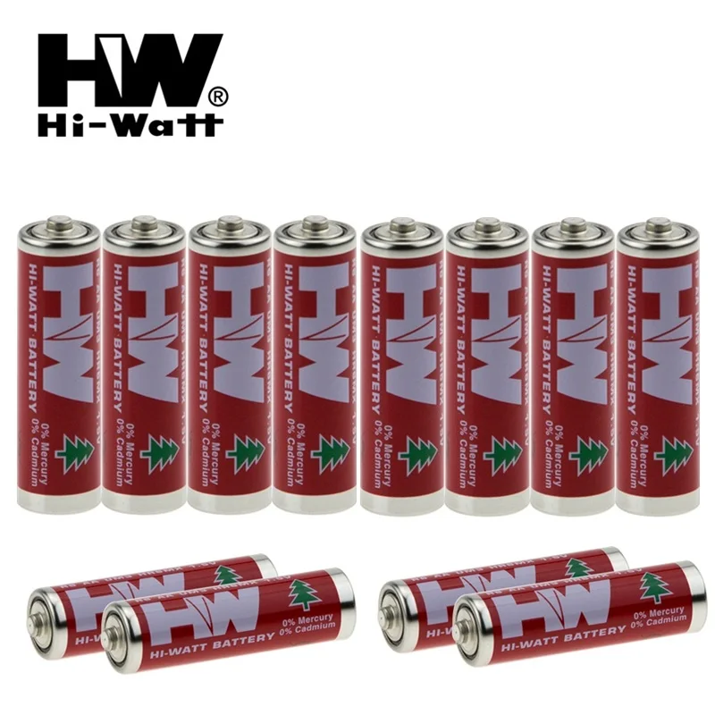 

12PCS/lot Hi-Watt Battery Aa Batteries UM3 1.5v Battery Dry Primary R6P 2A Batteria pilas aa For Toys