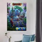 Постер Аниме One Piece, 1 панель, HD печать, Королевство Луффи, картины на холсте, искусство для гостиной, Украшение стен, поклонники, подарок