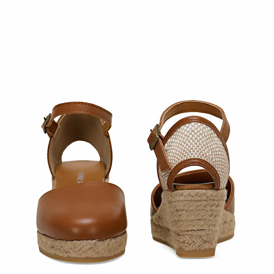 

Women Sandals Nine West Frda Tan Women'S Wedge Heel Sandals