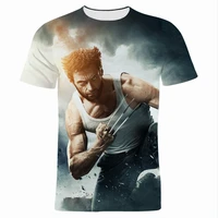 3d printed t shirt for men summer wolverine marvel super hero women t shirts casual short sleeve cool boy girl kids clothing