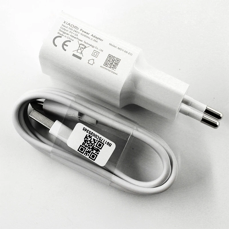 Зарядное устройство Xiaomi 5В/2А 10 Вт USB Type-C/Micro с кабелем/без кабеля | Мобильные