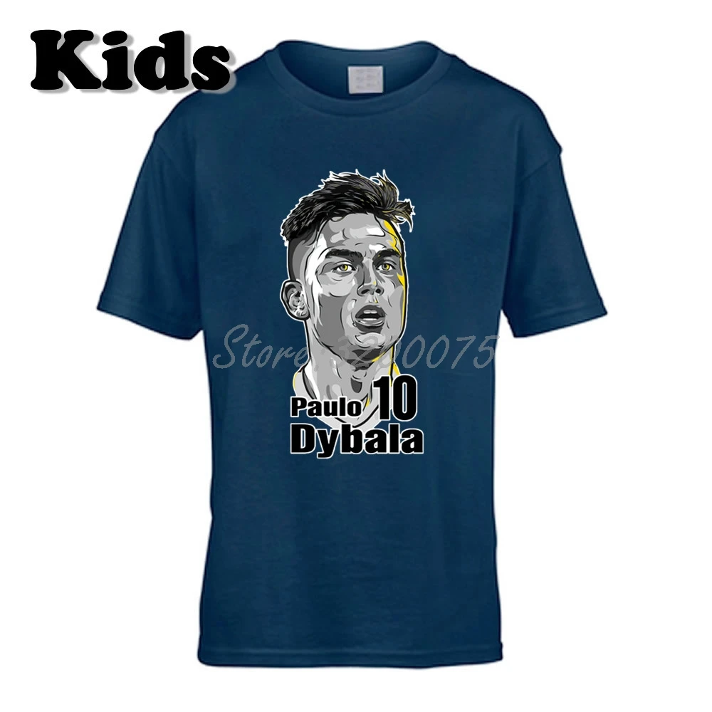 28 Детская футболка La Joya Paulo Dybala 10 масок жестов, одежда, футболка для мальчиков и девочек, W19033003 - Цвет: 28