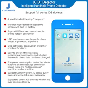 jcid idetector handheld portable intelligent phone inspection assistant for iphonepad ios device authenticity refurbishment etc