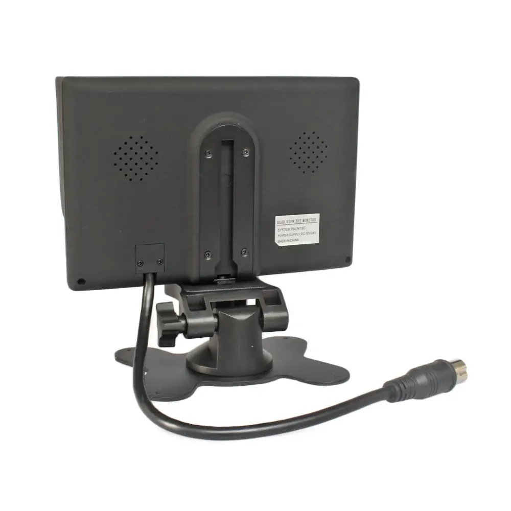 DIYKIT 7 &quot4 Сплит четырехъядерный монитор заднего вида + CCD IR камера ночного видения