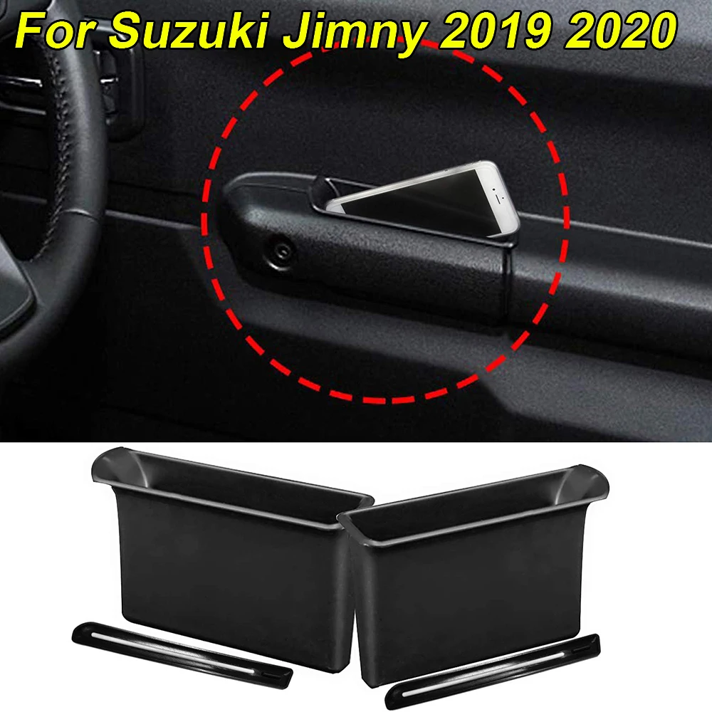 Для Suzuki Jimny подлокотник контейнер дверь коробка для хранения ручка карман 2 шт. Защита окружающей среды