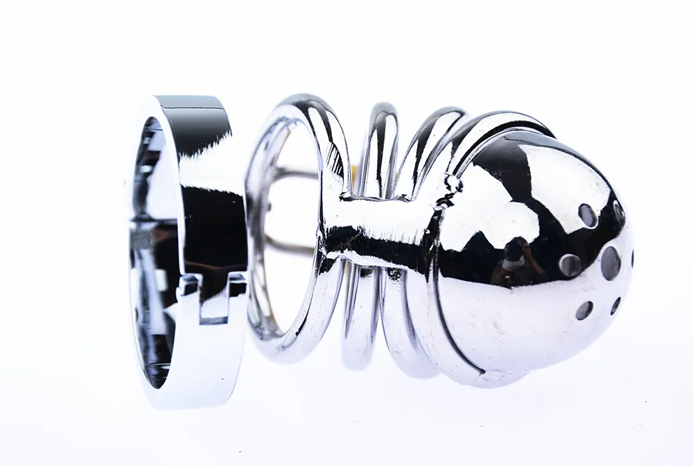 6 см короткая металлическая шляпа Кольца для пениса нержавеющая сталь