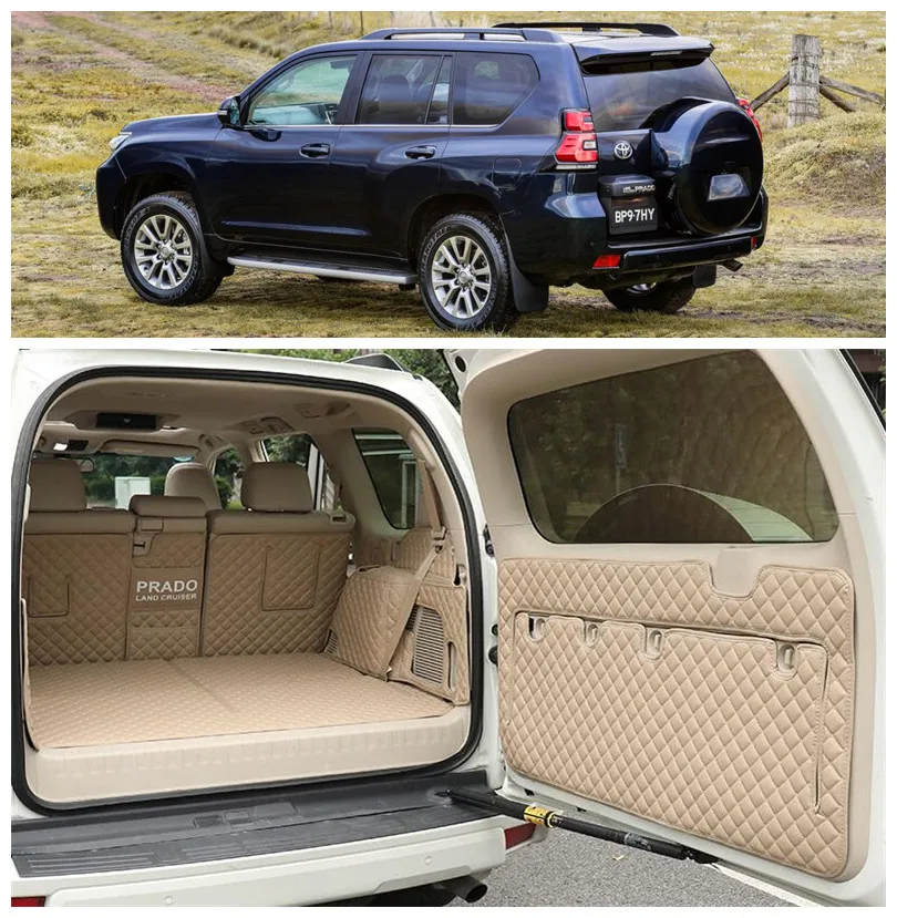 Для TOYOTA LAND CRUISER PRADO 150 5 и 7 Seat 2010 2020 полный задний поднос для багажника лайнер