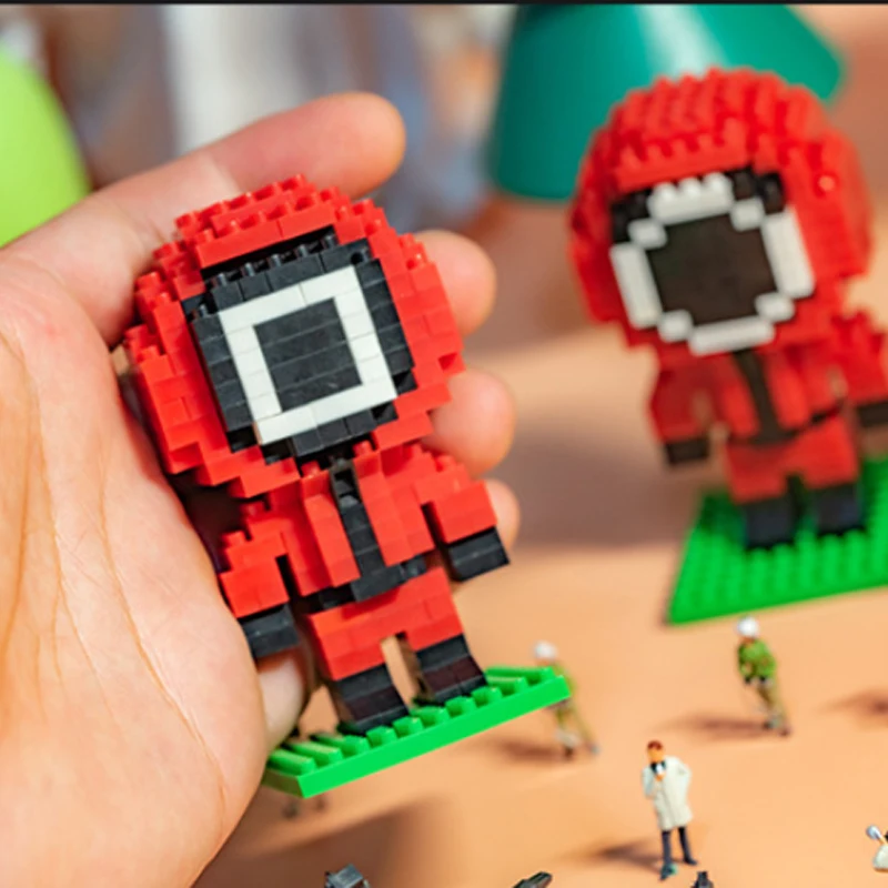 игра в кальмара Игровой конструктор кальмар Корейском стиле 3 шт. | Игрушки и