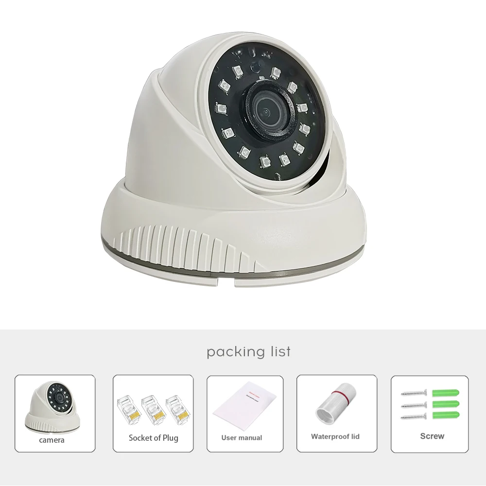 Купольная ip-камера SONYIMX307 комнатная купольная камера видеонаблюдения с
