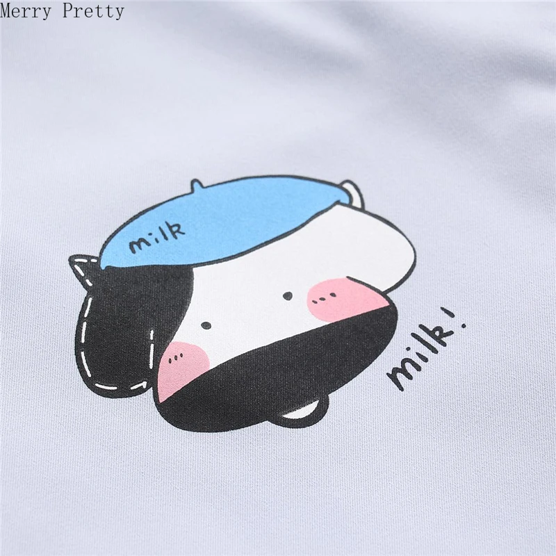 

Cartoon Print Cute Jackets Coats For Women Harajuku Hooded Jacket Korean Jackets Long Sleeve Casual Kawaii Outerwear With Pocket