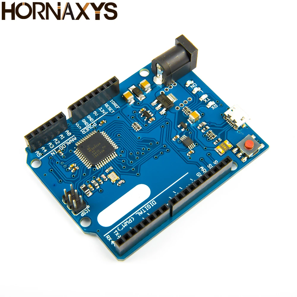 Макетная плата Leonardo R3 с микроконтроллером Atmega32u4 Atmega328 USB-кабелем совместимая Arduino