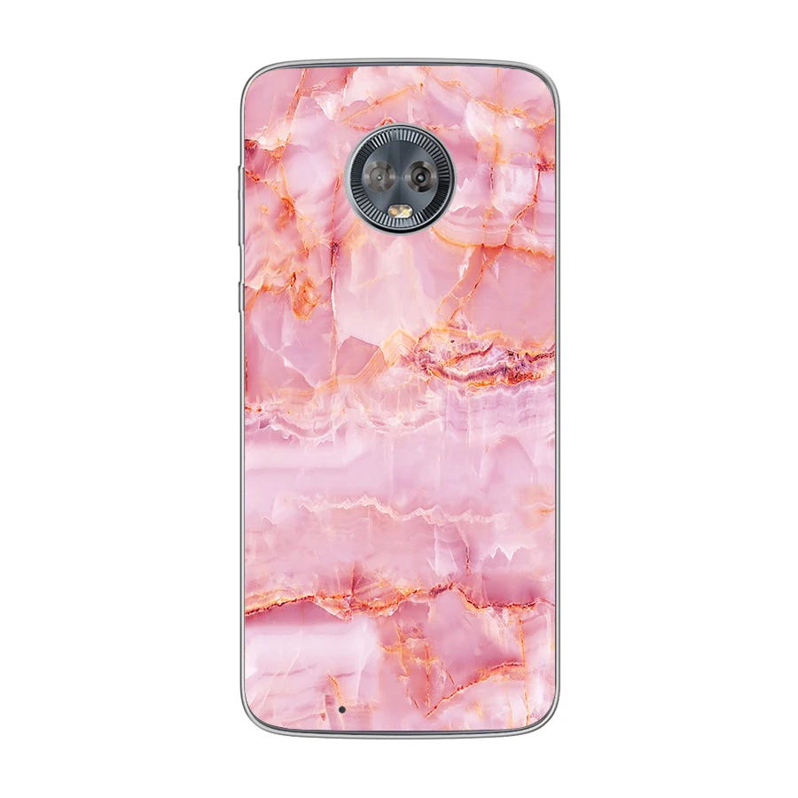 

Fashion Marble Case for Motorola Moto G10 G9 G8 G7 G6 E7 E6 E6s E5 E4 Plus Play Power Lite Soft TPU Phone Cases Cover Funda