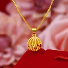Ожерелье с покрытием из 18-каратного золота для женщин, свадебные украшения, подвески, Женская цепочка длиной до ключиц 45 см, 18i''girl, подарки на день рождения