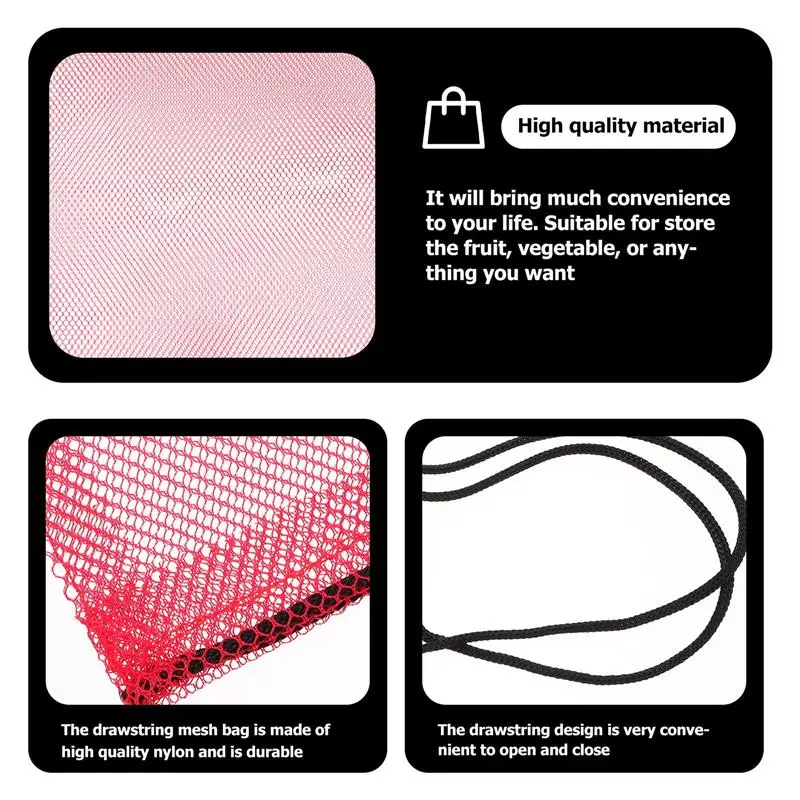 10 шт. практичные сумки из органического хлопка на шнурке для супермаркета