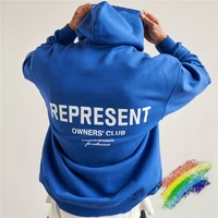 owners club represent hoodie men women 11 best quality logo printed represent pullover oversized terry cotton sweatshirts