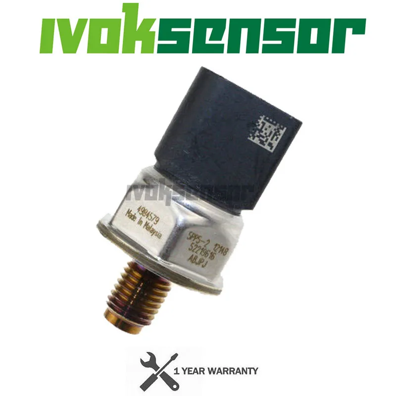 Подлинный датчик давления топлива дизельного для Cummins QSC8.3 4984579 5PP5 2|Регулятор