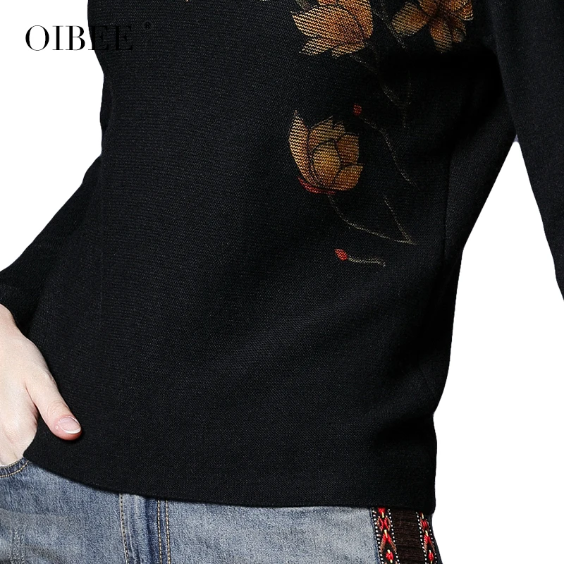 

OIBEE sweater women 2020 autumn and winter women's new style knit sweater sweater women long-sleeved bottoming top