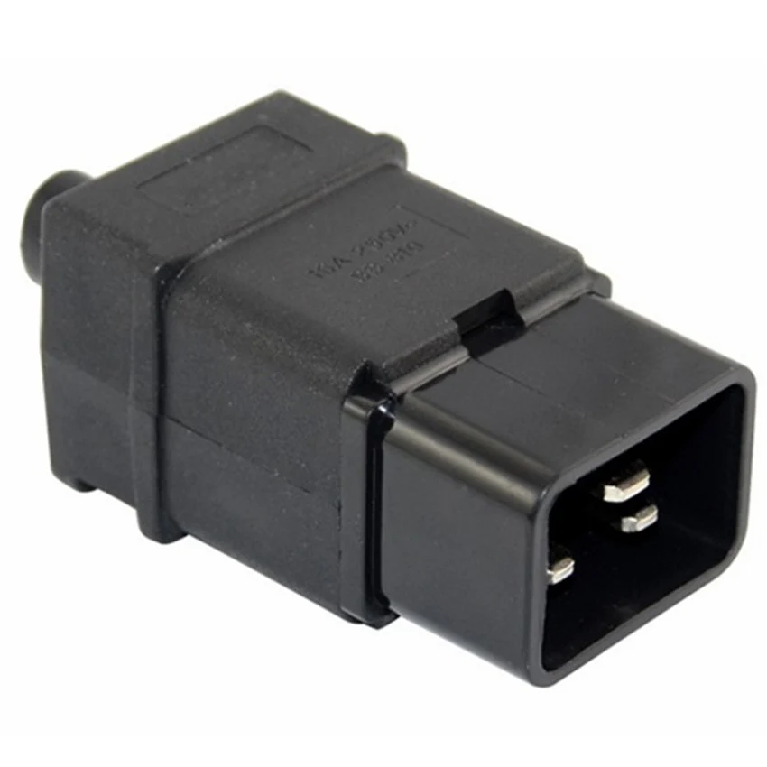 Новый 16A 250В Стандартный IEC320 C20 AC Электрический Кабель питания Шнур Разъем съемный