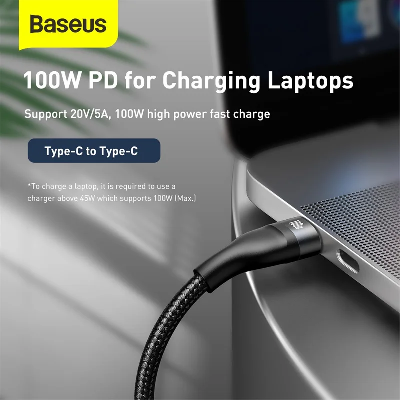 baseus 3 in 1 usb cable for iphone 13 12 pro max 100w fast charging micro usb type c cable for macbook pro samsung xiaomi free global shipping