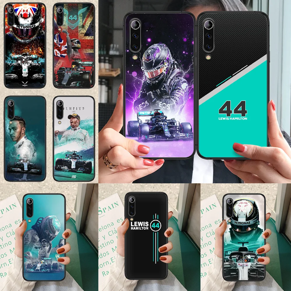 

F1 Lewis Hamilton 44 Phone Case For Xiaomi Mi Note 10 A3 9 MAX 3 A2 8 9 Lite Pro Ultra black Bumper 3D Shell Soft Hoesjes Luxury
