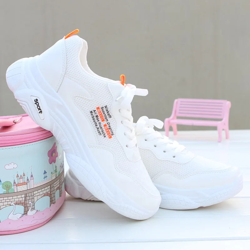 Ins/Повседневная Спортивная обувь из сетчатого материала Новинка 2019 года Женская