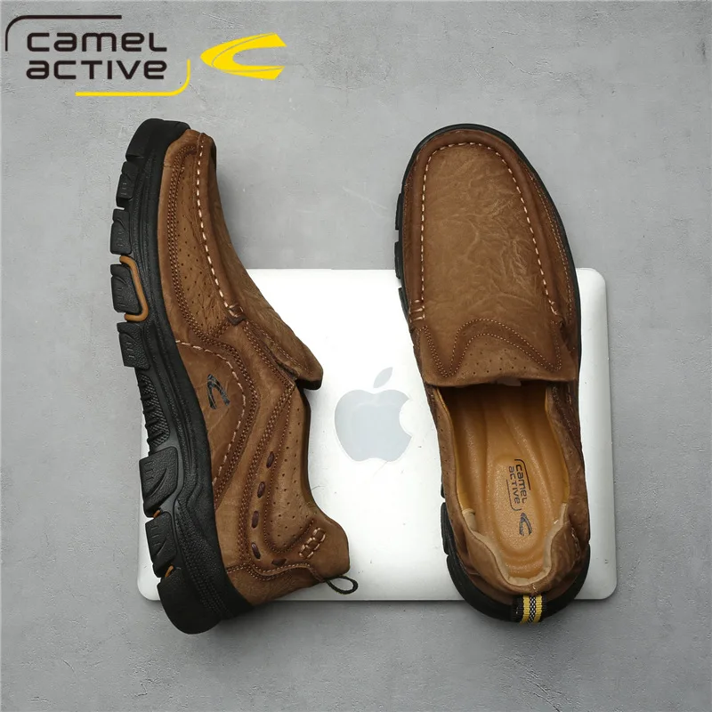 Camel Active/Новинка Мужская повседневная обувь из натуральной кожи Мужские туфли на